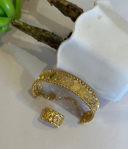 طقم اسوارة وخاتم قروش