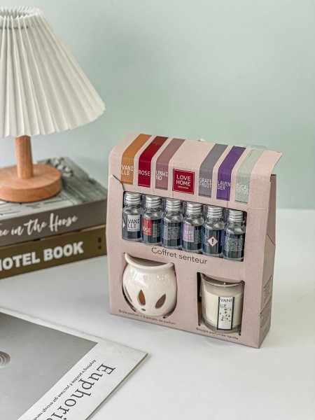 طقم مبخرة مع زيت