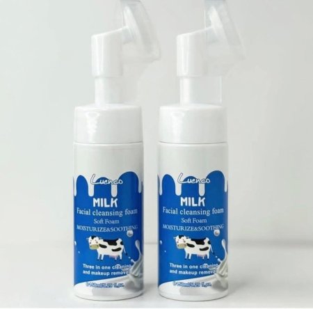 غسول للبشرة من حليب البقرة