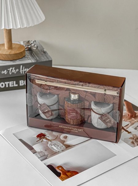 طقم معطر وشمع