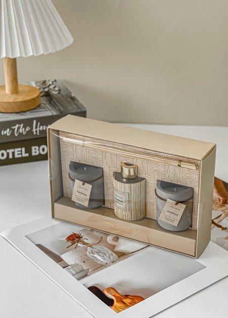 طقم معطر وشمع