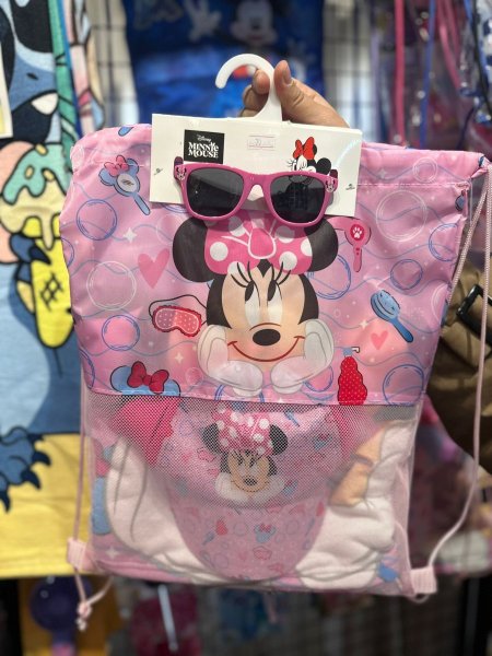 بكج السباحة منشفة ونظارة وطاقيه ميني ماوس