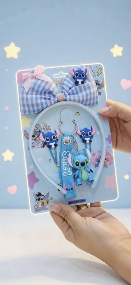 كرت طوق ومدالية ديزني ستيتش