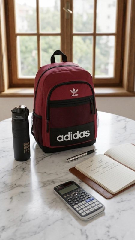 شنتة Adidas شباب وصبايا جودة عالية  مع شبك بوردو