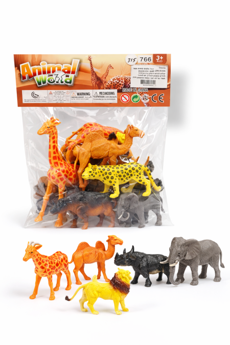 مجموعة حيوانات الغابة – Animal World 🦒