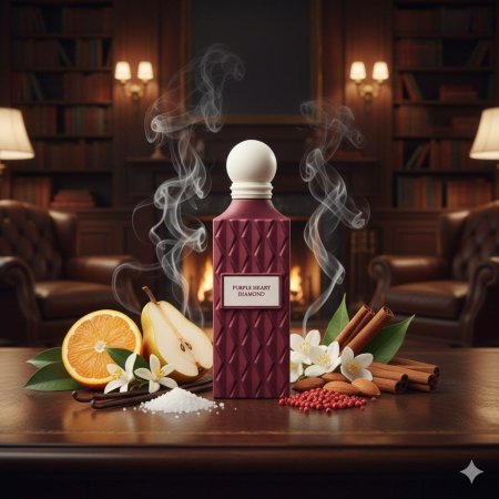 عطر بيربل هارت دايموند للنساء من ابراهيم القرشي-200 مل