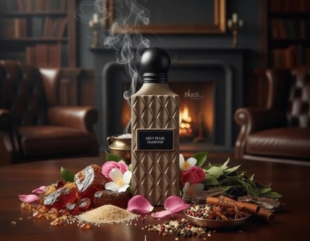 عطر جراي بيرل دايموند من ابراهيم القرشي -150مل ناس