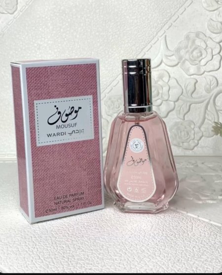 عطر موصوف وردي 50 مل 