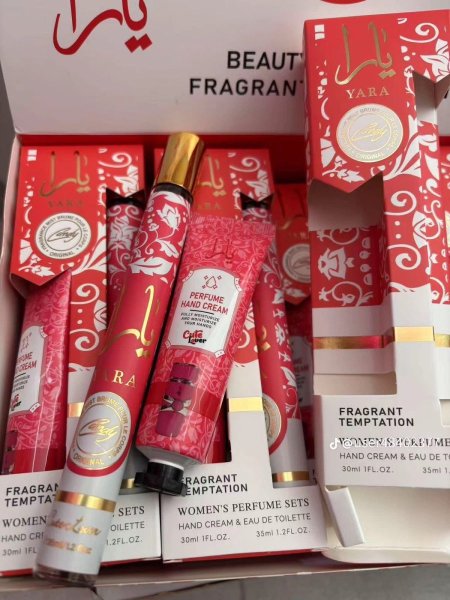 بكج قطعتين كريم وعطر يارا