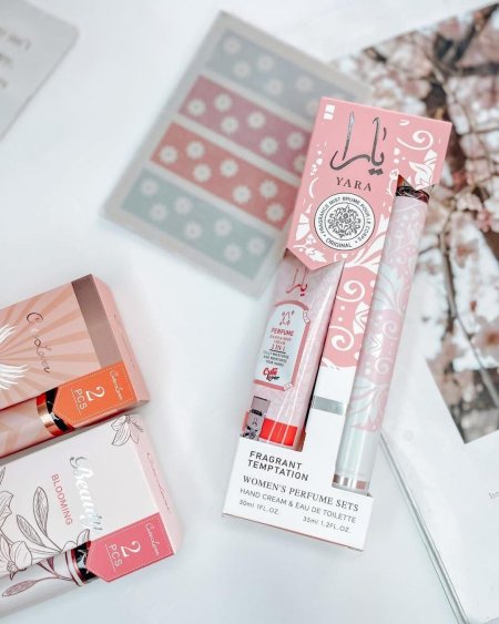 بكج قطعتين كريم وعطر يارا